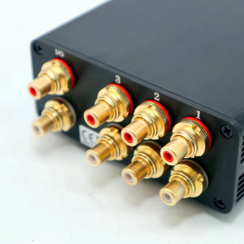 

TIANCOOLKEI HiFi-CMC high end Passive RCA Audio Input Selector 3 groups 2 channels 3 Select 1 Output audio signal input switcher