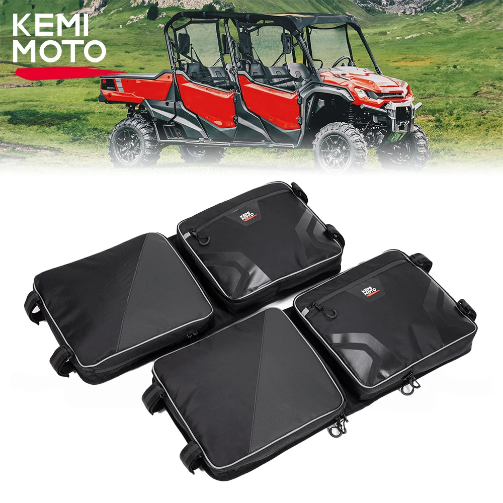 

2 PCS Driver Passenger Side KEMIMOTO UTV1680D Overhead Roof Cargo Storage Bag Compatible with Honda Pioneer 1000-6 2023