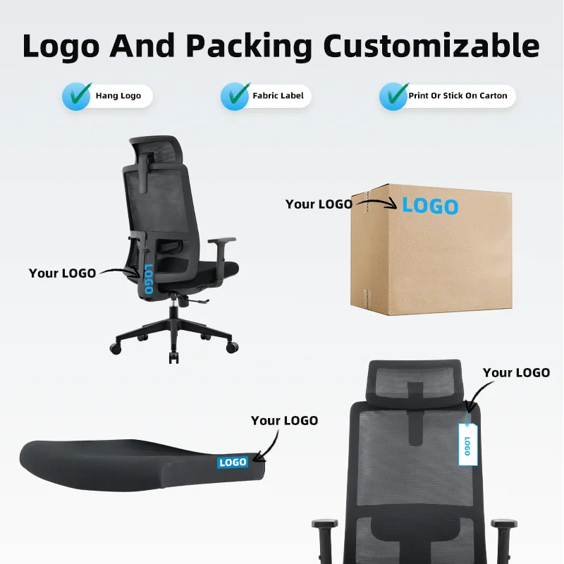 July005 Factory Direct Sale High Back Mesh Task Chair Ergonomic Swivel Chair Computer Revolving Mesh Office Chair for Meeting Ro