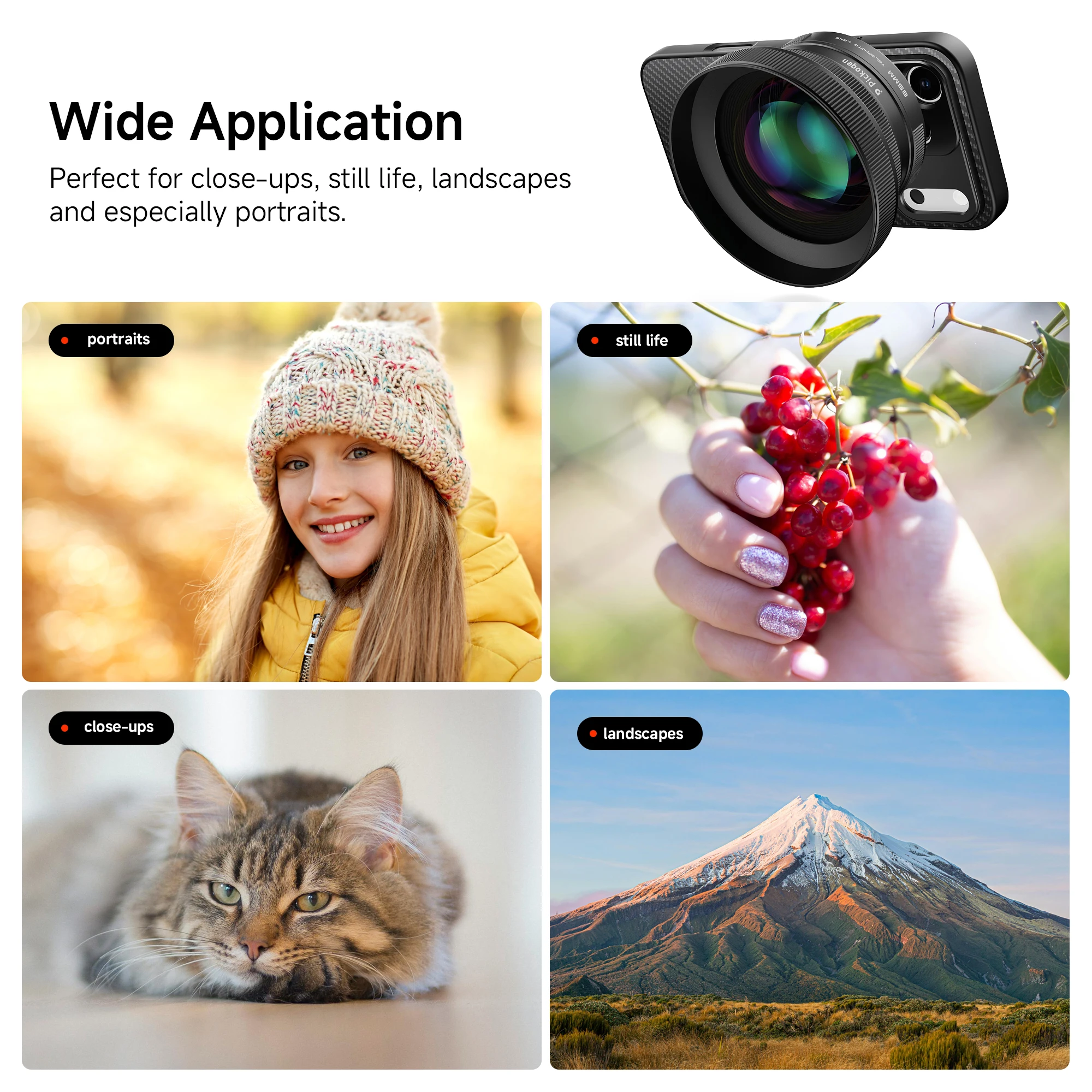 픽코젠 85mm 휴대폰 렌즈 인물 사진 배경 보케 효과 - Photography Kit Vivo X200 Pro 리뷰 및 가격