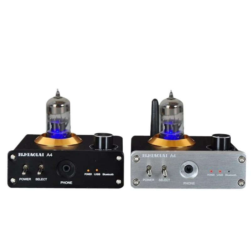 A4 audiophile bluetooth digital tube audio preamp hifi lossless audio decoder receiver usb sound card headphone amplifier