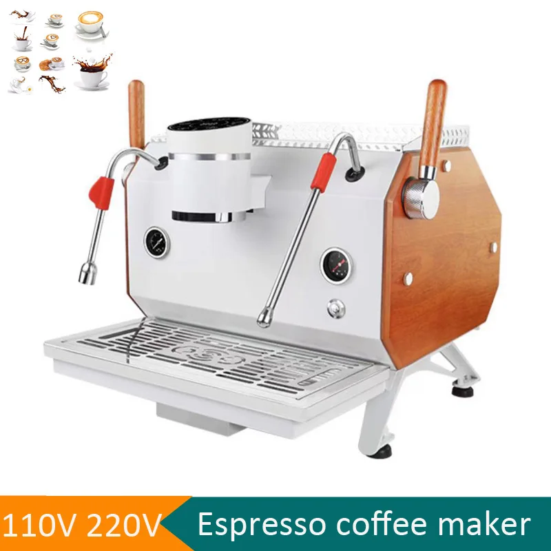 New Style American Coffee Maker 2 Boilers Coffee Machine Semi-automatic Espresso Machine Stainless Steel Espresso Coffee Maker