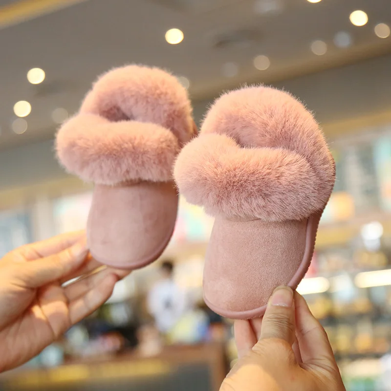 2023 New Kids ' Snow Boots Style Plus Velvet Baby Girls' Boys' Winter Warm Comfortable Footwears Children's Plush  Shoes