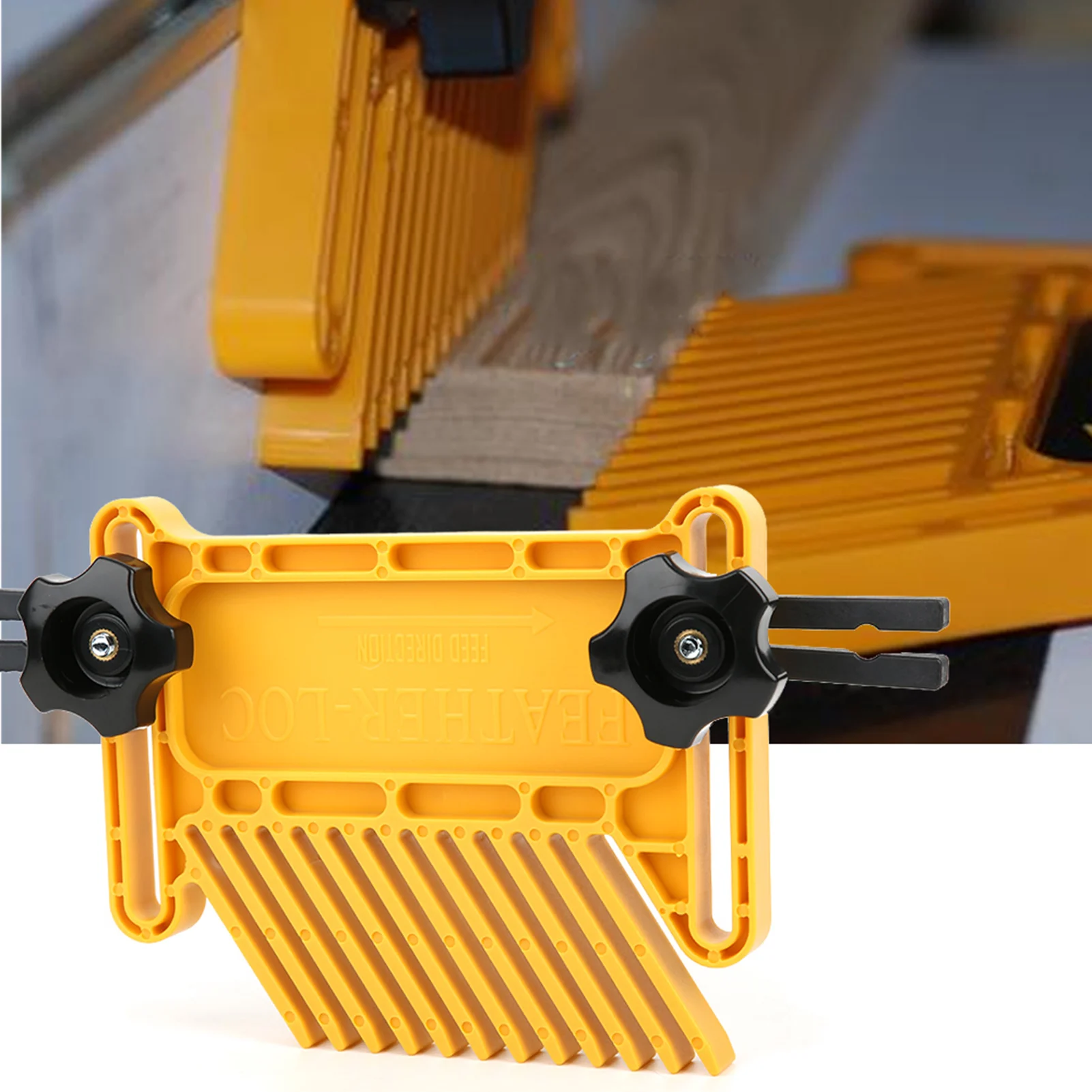 2Pcs Woodworking  Board Set Router Tables Saws Yellow Carpentry Aid Hand Tool Kit Carpentry Hand Tool