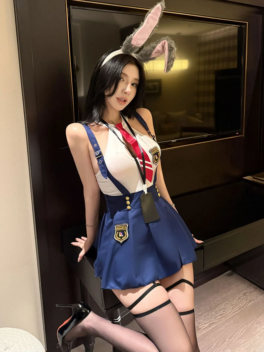 

Костюм Weisgirl: школьная форма JK, косплей девушки-кролика, сексуальный милый наряд для ночного рынка, платье-футляр для студенток, короткая юбка, ночная рубашка