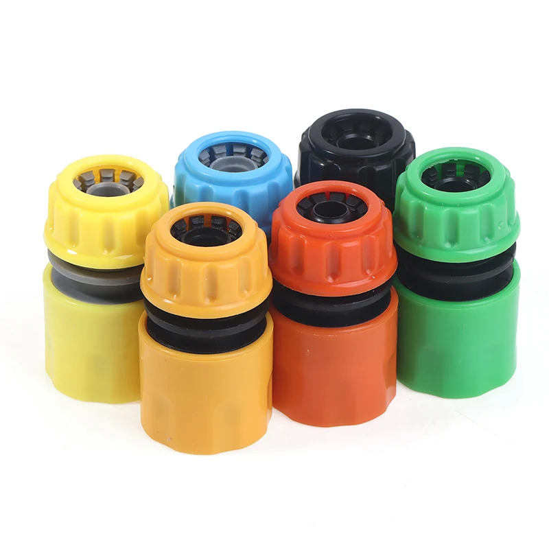 Quick Water Connector for Garden Irrigação, Fast Connecting Joint, Mangueira Tubing Repair, Acoplador Adapter, 4 Pontos