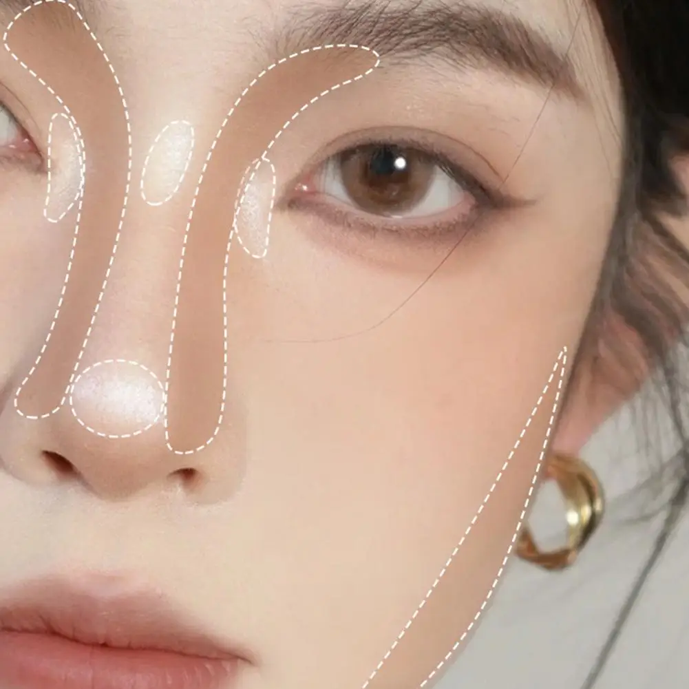 Destacando & bronzer vara rosto iluminando moldar corretivo lápis 3d corretor de longa duração nariz sombra contorno highlighte