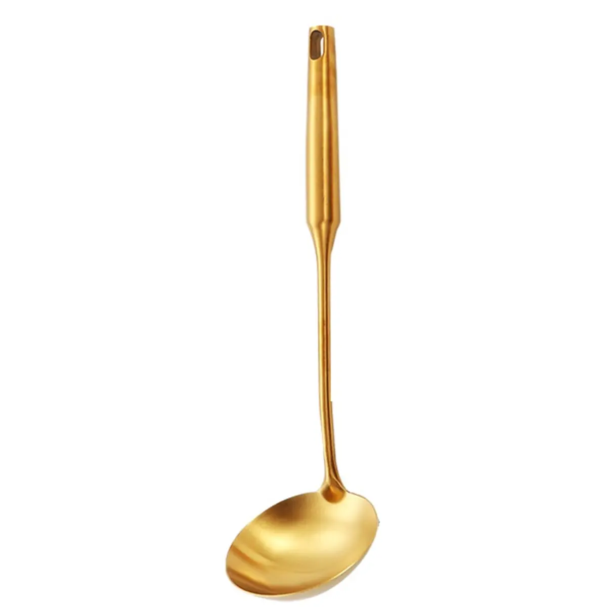 Stainless Steel Soup Ladle - Elegant Cooking Spoon for Serving