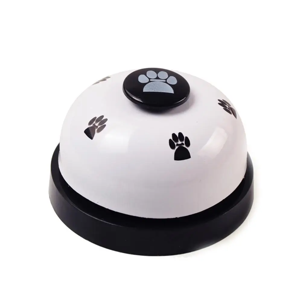 Dog Bell Ringer For Dogs Cat Training Interactive Toy Called Dinner Small Bells Footprint Trainer Feeding Reminder