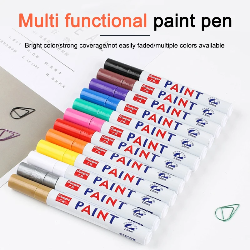 Paint Pen M101 Marker Badminton Racket Touch Up Paint Pen Diy Art Painting Graffiti Pen 2.8Mm