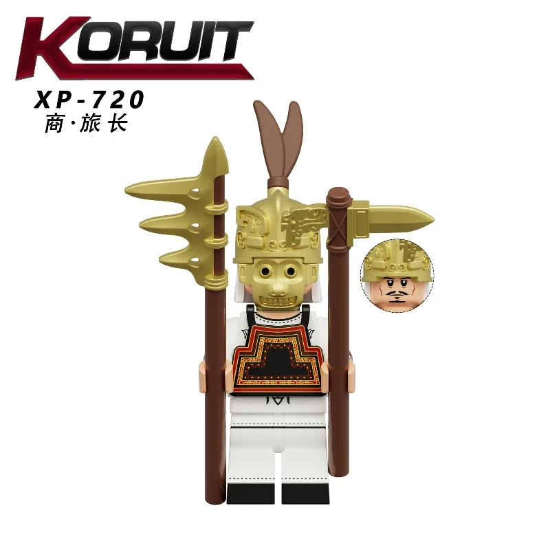 

Товары для внешней торговли: Конструктор-фигурка серии «Воины Шанчжоу» KT1097, наборы для сборки XP716-723, оптом