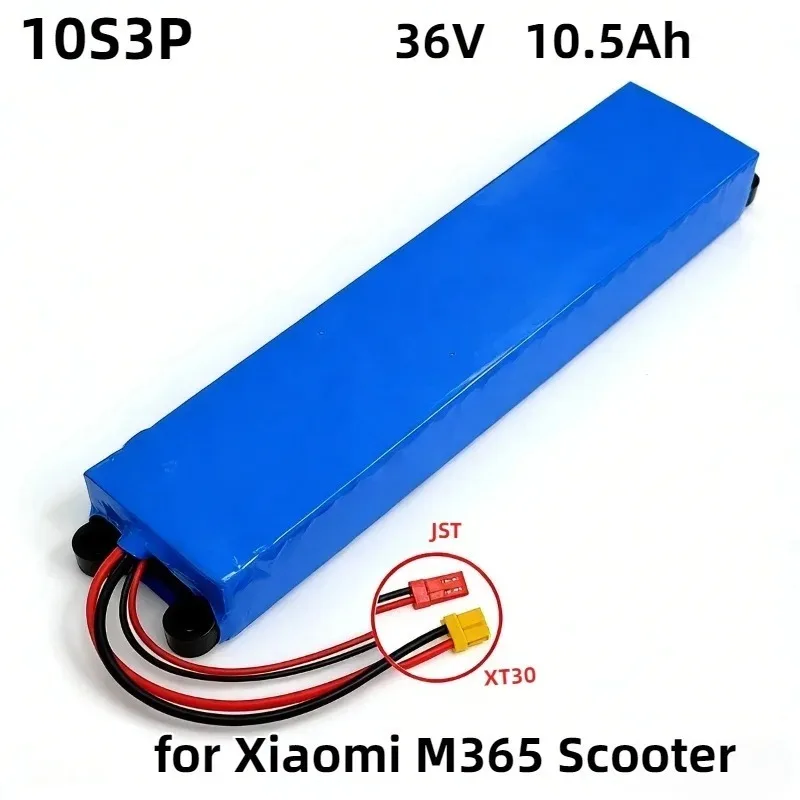 Upgraded 36V 10.5Ah 10S3P Waterproof Battery for Xiaomi M365 M356 Electric Scooter Long Life High Capacity Power Supply