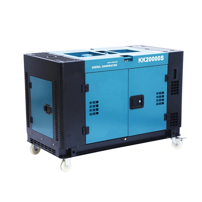 

9KW 10KW 10KVA Портативный электрический генератор Бесшумные генераторы с водяным охлаждением