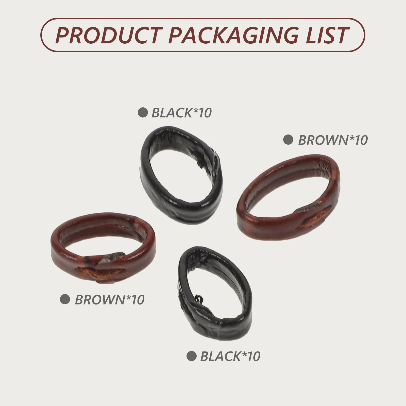 ห่วงสายนาฬิกา 40 ชิ้น ขนาด 10 มม. 12 มม. แหวนยึดสายนาฬิกาสำหรับเปลี่ยน ใช้งานได้ปลอดภัย