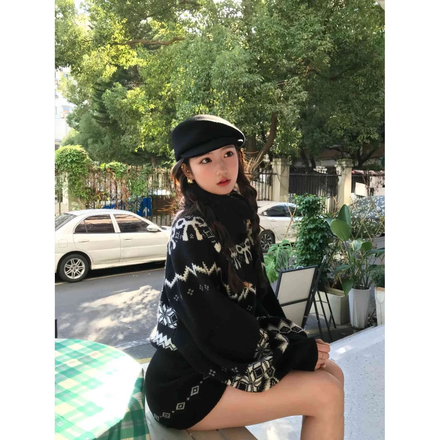 Koreanische Sle Lazy Chic Bla Gestrickte Top Und ort Hosen Zwei-Stück Set Winter Pendeln Faion frauen Pullover kleidung