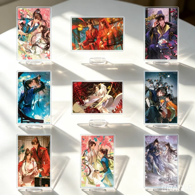The Husky And His White Cat Shizun 15cm Chu Wanning Mo Ran Acrylic Standing Keychain Desk Decorations Character Merchandise