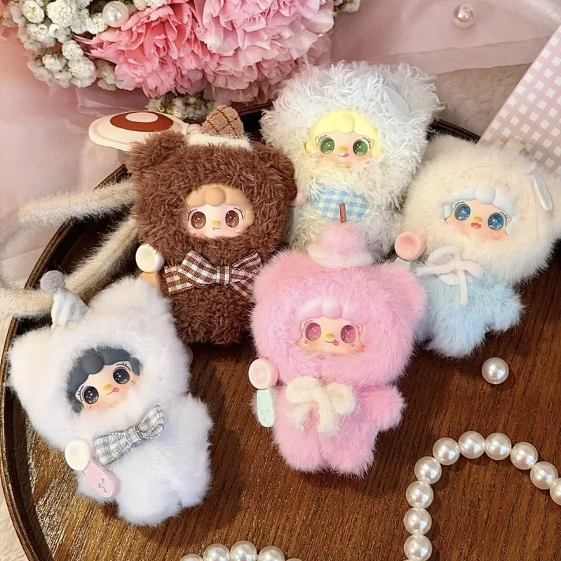 new Yooki phone strap Mini Plush Blind Box Trendy Collectible Toy Plush Doll Bag Pendant Decorative Ornament Gift Toy Collectors view 4
