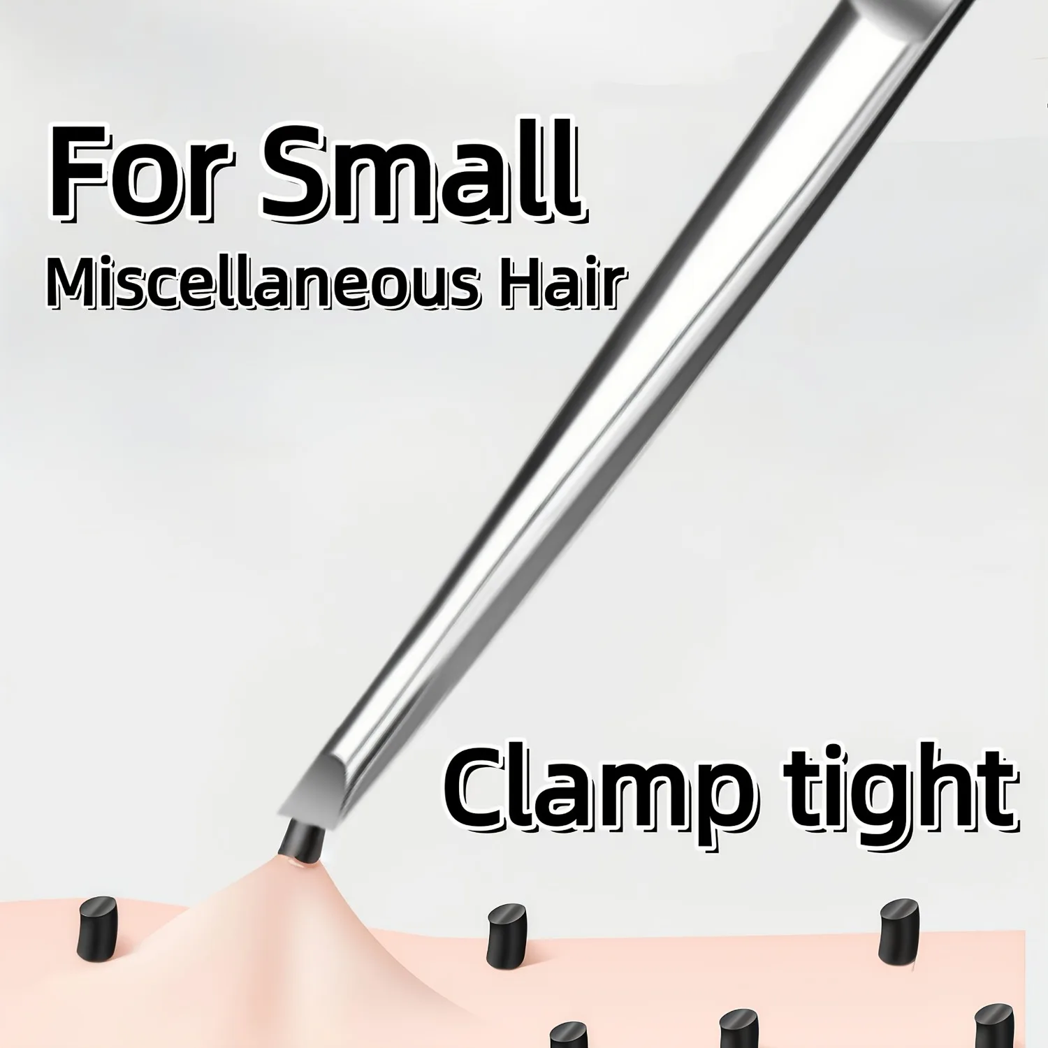 Stainless Steel Precision Tweezers Multi Functional Slant Tip Tool for Eyebro...