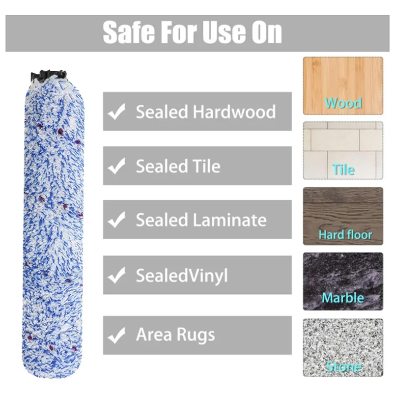 A94E-3Pcs فرشاة الأسطوانة ل Haier D3 ل SPEEDFOX نانو نانو برو غسل الطابق آلة استبدال قطع الغيار