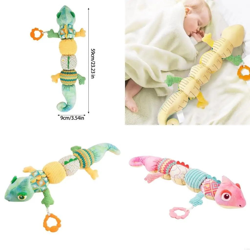 

54DA скрипучая погремушка, мягкие игрушки, детские плюшевые игрушки, тактильные прорезыватели, детская коляска, успокаивающая