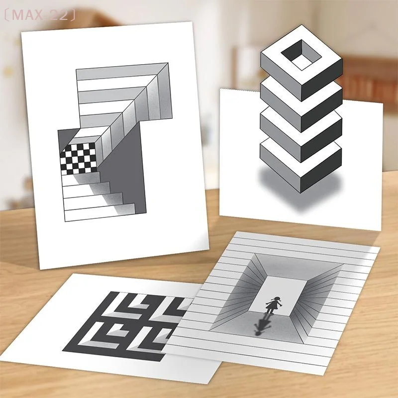 〔MAX-22〕1/4Pcs Magic 3D Stereo - đánh giá và giá Home Improvement Books