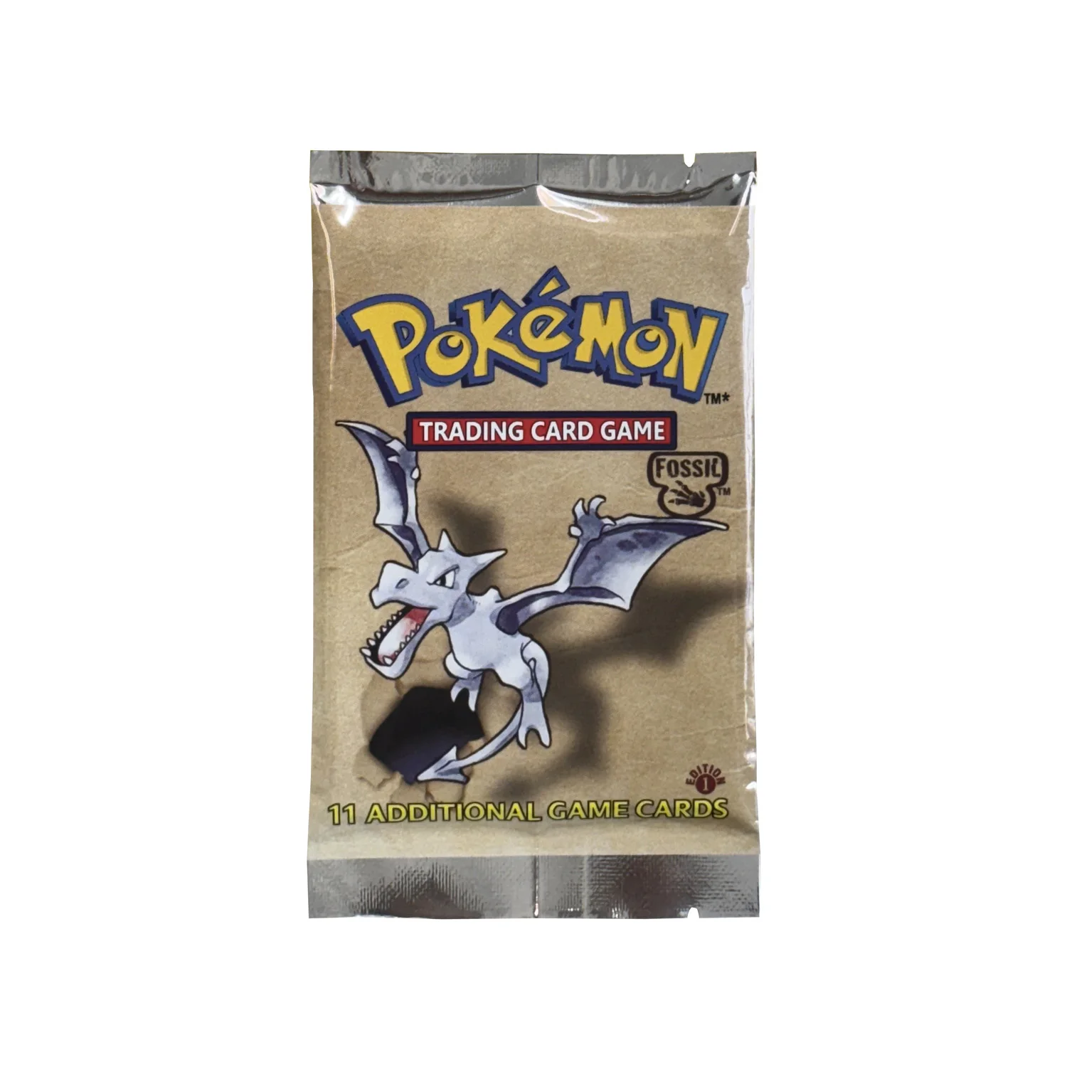 Pokémon TCG Cards 1st Edition Fossil Booster Foil 36 Packs PKM Proxy Card Trading Game Card Board Game Whole Set Collection Card