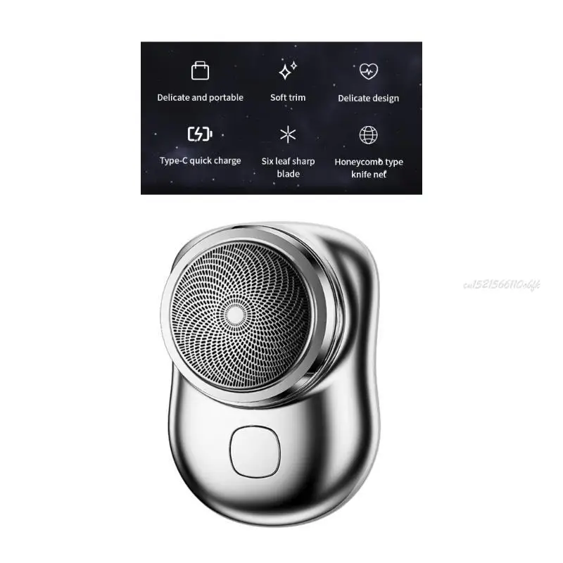 남성용 27RB 미니 전기 면도기 면도기 휴대용 수염 트리머 여행 면도기