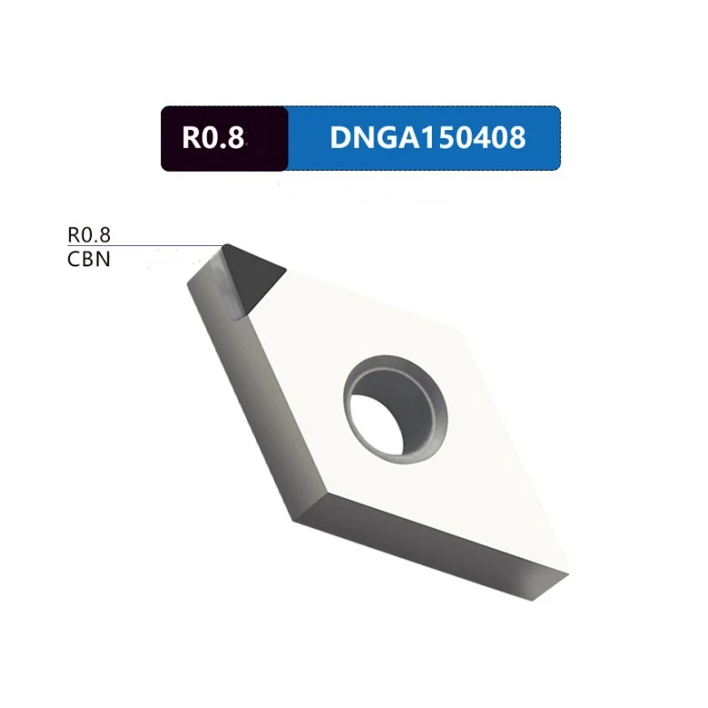 CBN DNGA 150402 /04/08 إدراج أداة تحول كريستال واحدة قاطع الماس عالي الصلابة للصلابة الكربونية