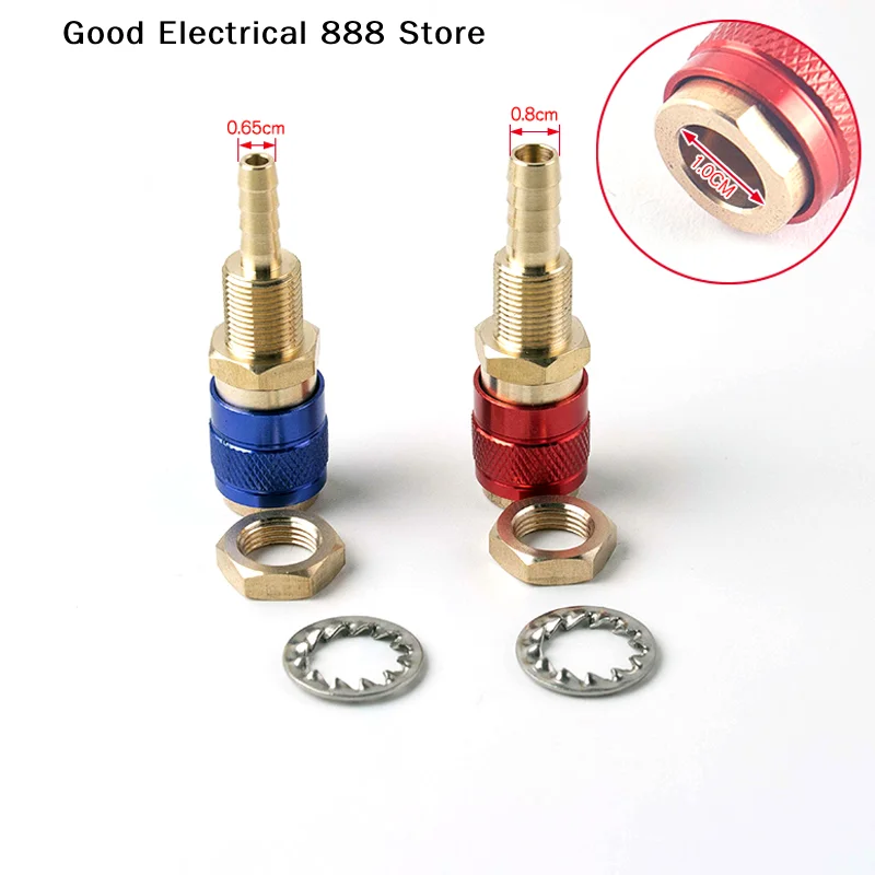 【G】Welding Machine Quick Fitting Female Male Water Cooled Gas Adapter Connector Clamp MIG TIG Welding Torch Tools Welder M6/M8