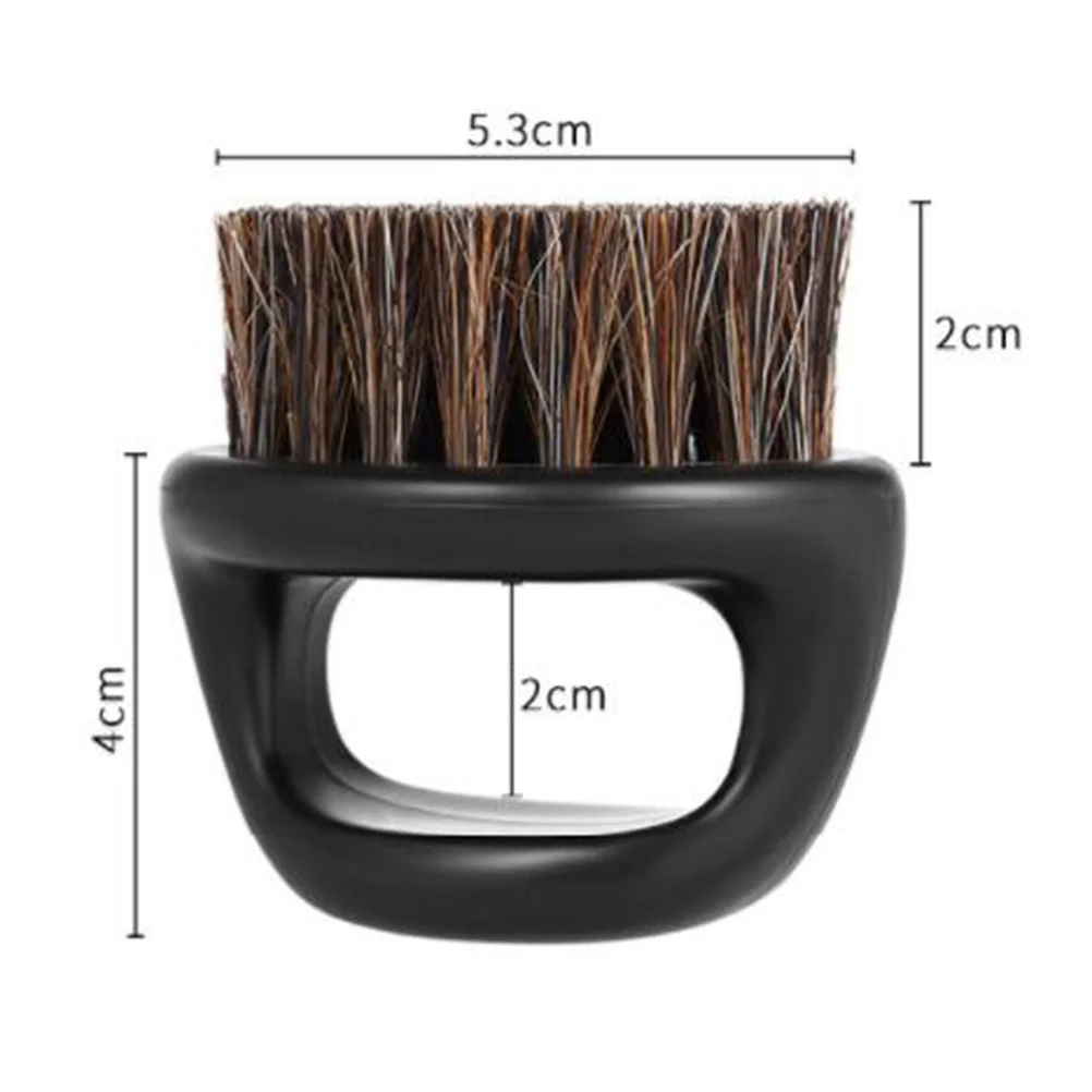 

Cleaning Brush Man Mens Beard Comb Mustache Combs for Shaving Boar Bristle Portable Round