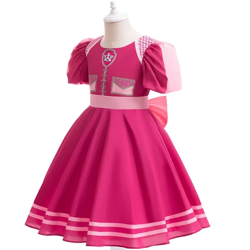 actuación de Halloween niños dibujos animados perro niña disfraces Cosplay carnaval niños Skye vestir fiesta de cumpleaños vestido de princesa