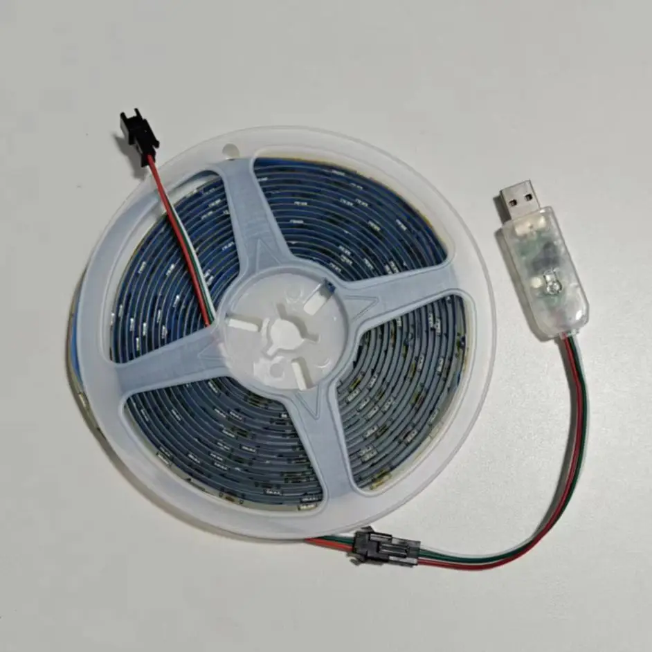 5M USB Connector Full Color APP Control Flexible LED Strip Light Set