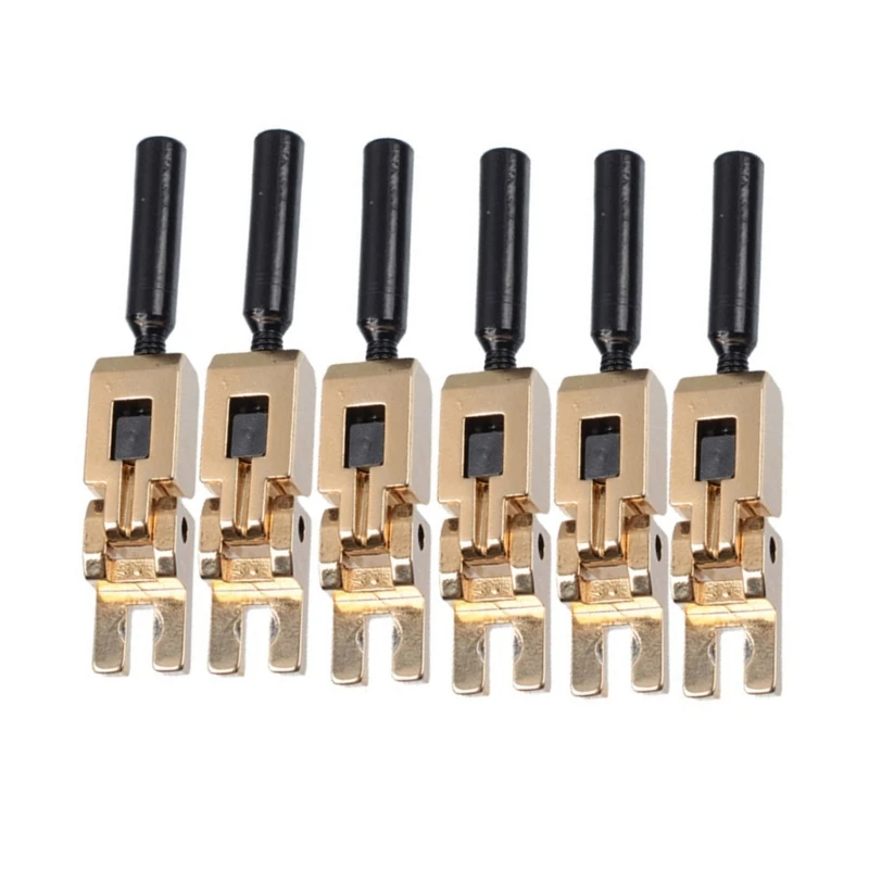 Floyd Rose Saddles, Tremolo Parts, 6Pcs Roller Bridge Tremolo Saddles, Guitar Bridge Tremolo Saddles Replacements Set