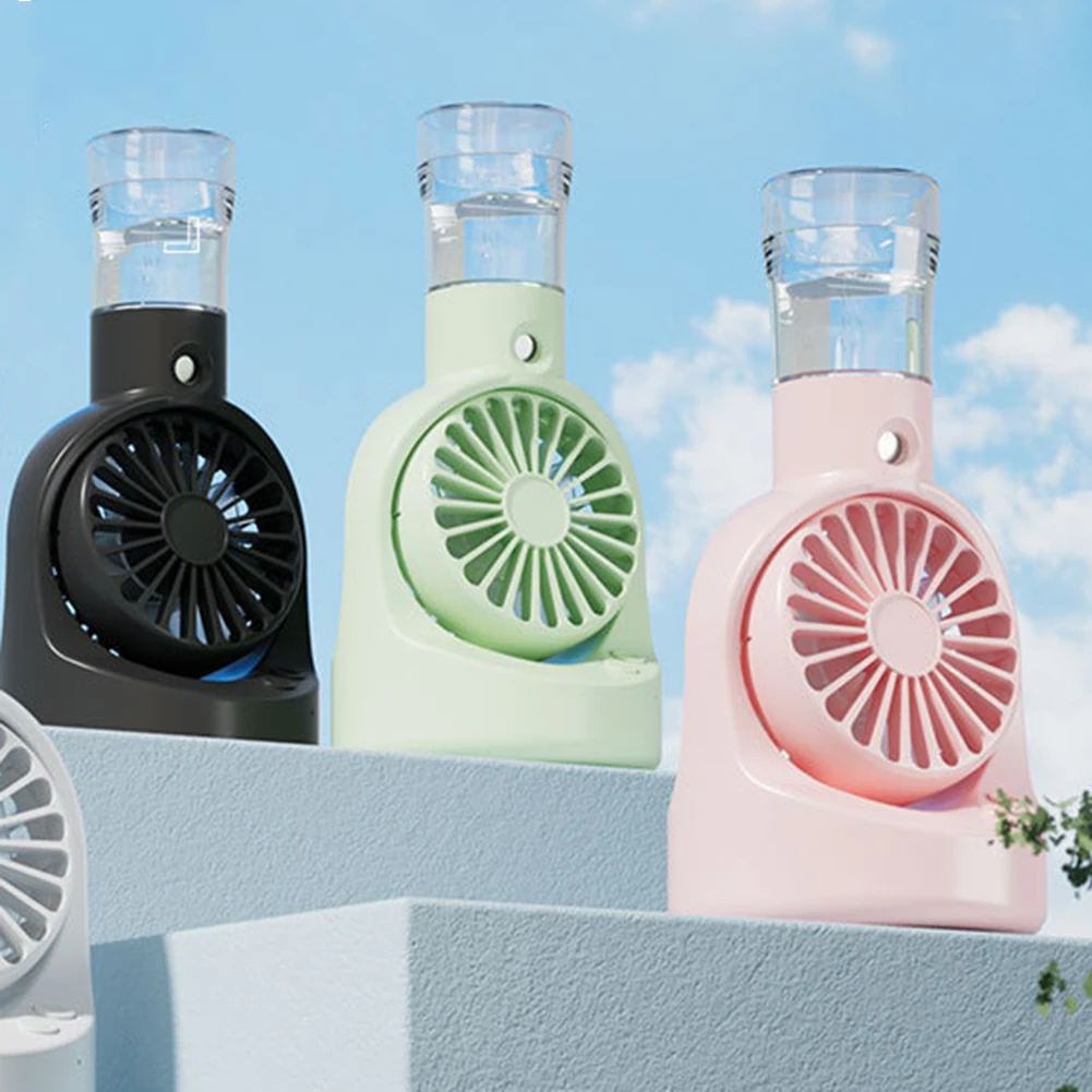 

ABS Portable Fan New Handheld Spray Fan Humidification Fan Spray Fan Folding Handheld Fan 157x85mm Fan