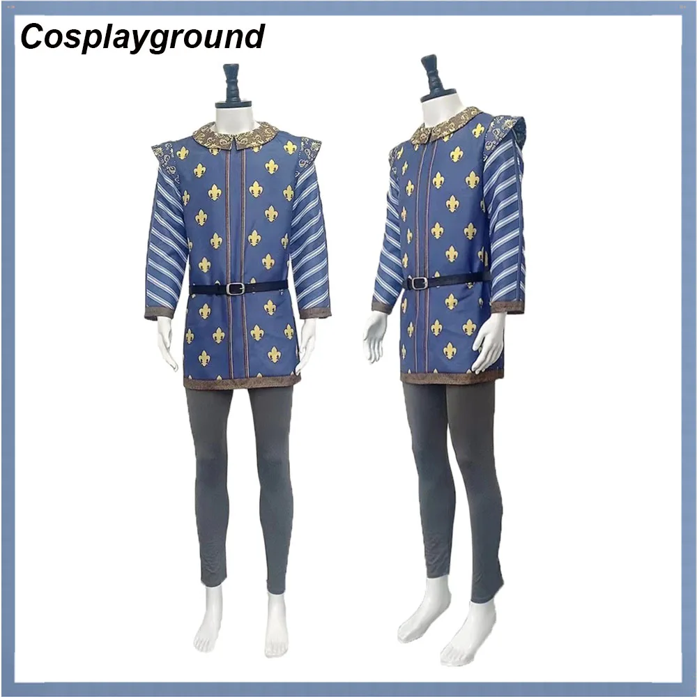 Male Prince Cosplay Charming Halloween Carnival Party Vest Shirt Pants Fiona Costume Men Adult Outfits Roleplay Suit  ﻿