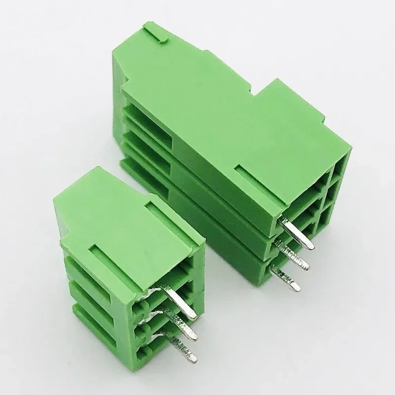 10PCS KF128H KF128L KF128HL 5.0mm 5.08mm Double Row Terminal Block Screw Type PCB Connector for Industrial Control