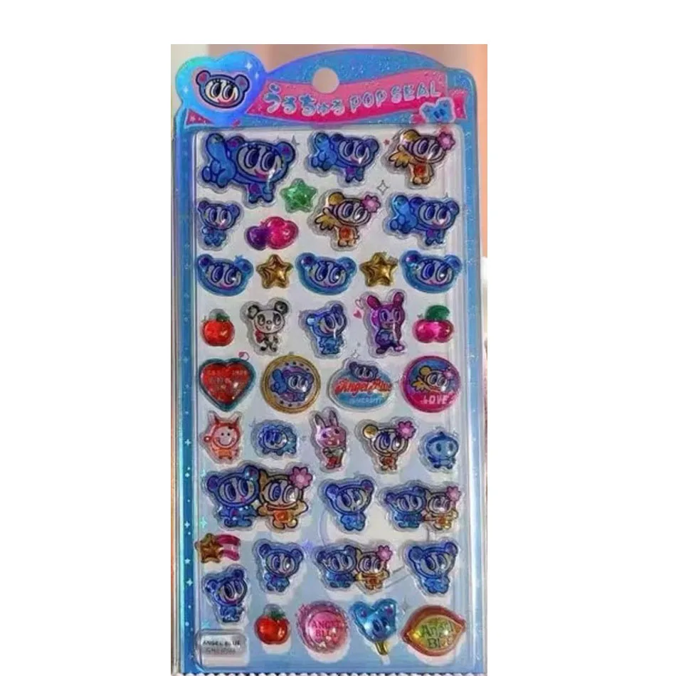 

Горячая новинка: Синие желейные наклейки «Ангел» в японском стиле для чехлов телефонов, декоративные 3D-наклейки-игрушки для мальчиков и девочек, рельефные наклейки для творчества