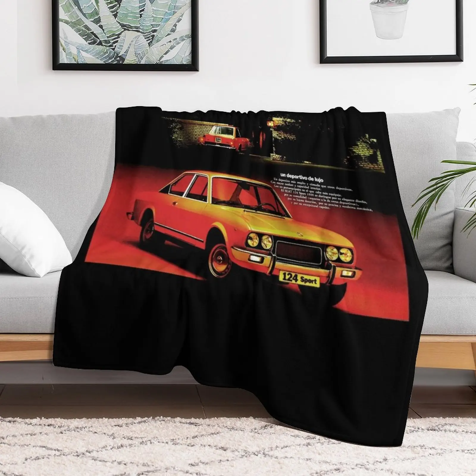 SEAT 124 COUPE Throw Blanket blankets ands Blankets For Bed Blankets