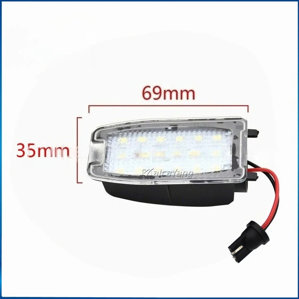 2PCS Cars LED Mirror Projector Light Puddle Lamp Applicable for Land Rover Range Rover Sport Freelander Volvo