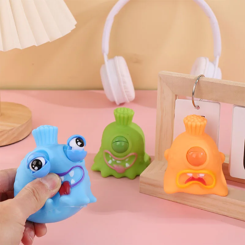 

Новый мультяшный сжимаемый монстр с большим глазом, мягкие игрушки-щипки, детские забавные вентиляционные игрушки для снятия стресса, детские забавные праздничные игрушки на день рождения