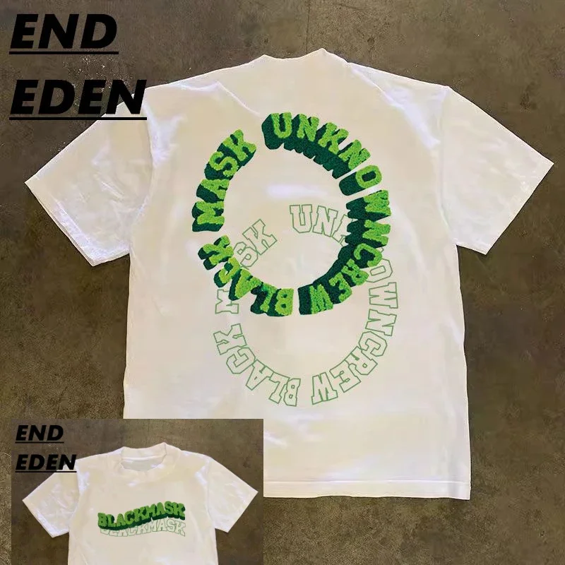 

Heavy 100_ Хлопковая футболка с короткими рукавами и принтом American Design Sense Niche, мужская и женская футболка с летней одеждой