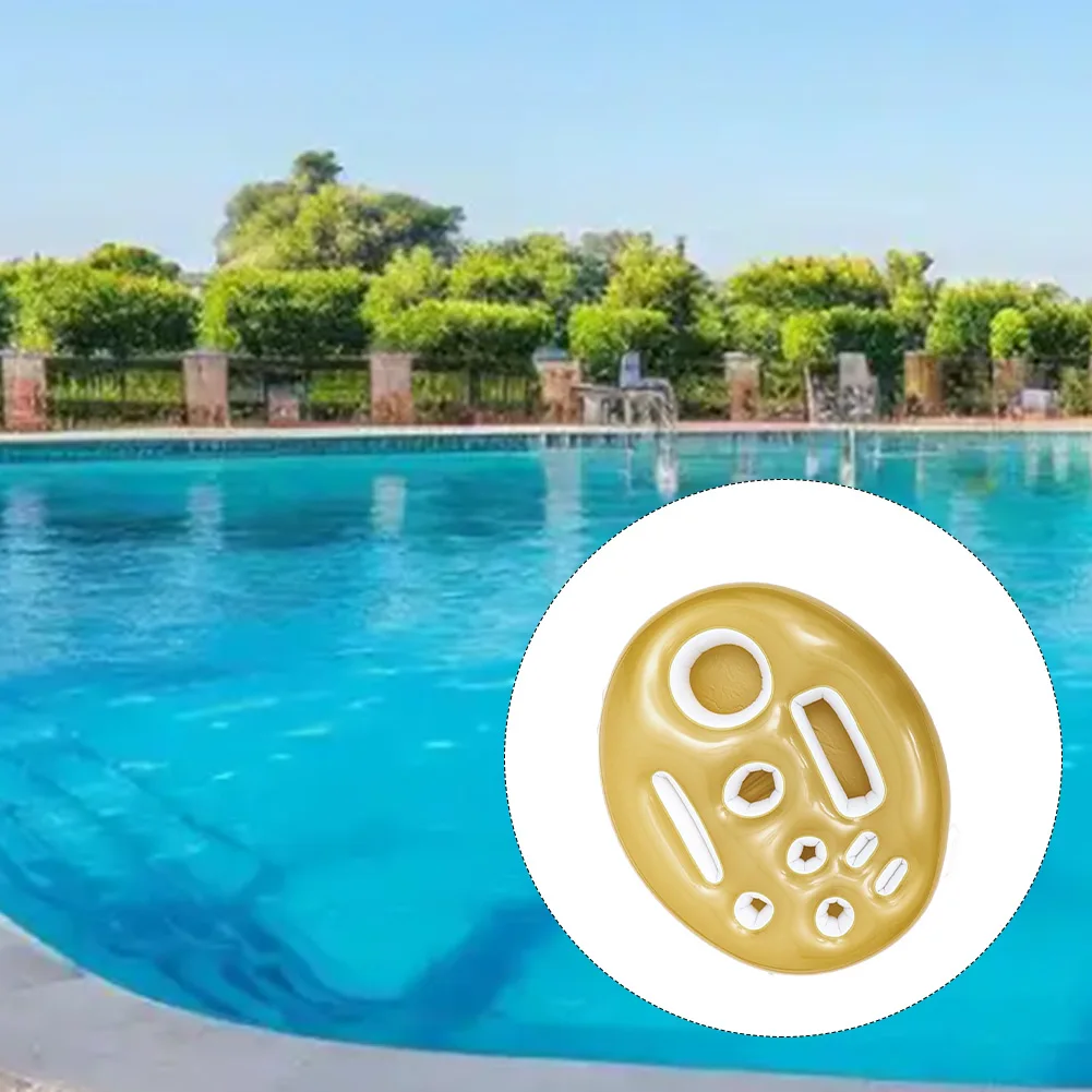 Inflatable Pool Tray Float Designed for Water Use with 9 Individual Compartments for Beverages and Refreshments
