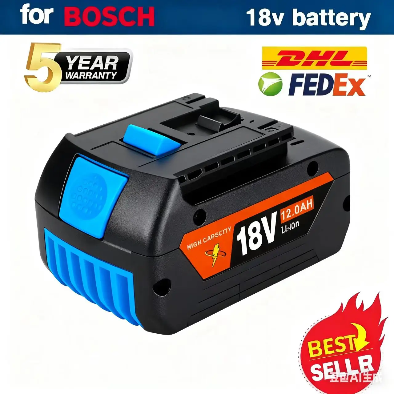 

For Brand new original Bosch 18V⚡ 10.0Ahbosch 10ah battery,✅replaceable BAT609BAT609Gnew rechargeable lithium-ion tool