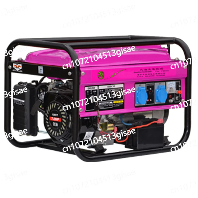 Generator 220v small household 10kw gasoline single-phase 220v natural gas 380 three-phase 5000w gas air conditioner