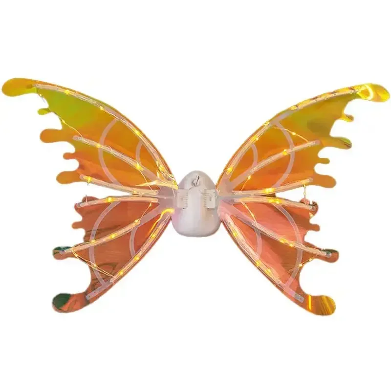 Electric Butterfly Wings Luminous Toy Butterfly Back Flower Fairy pet accessories dog accessories pet supplies