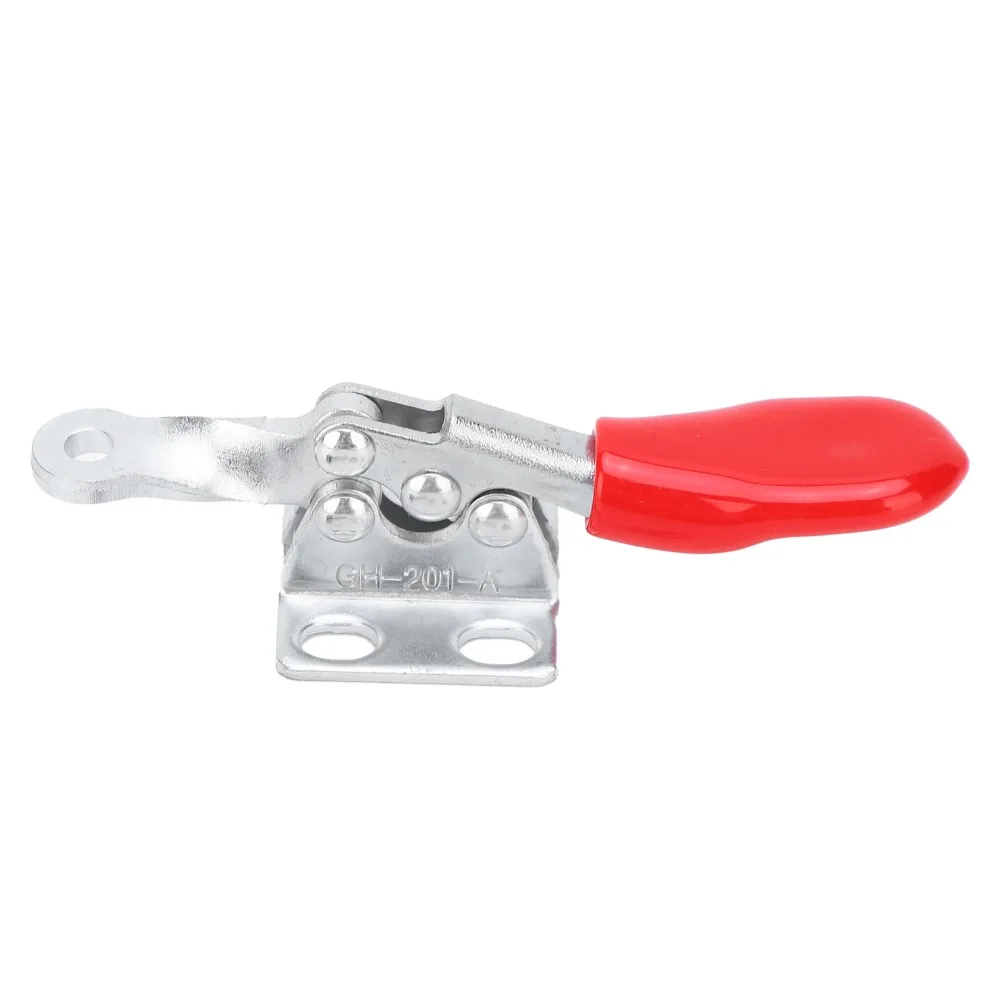 4 Pcs Quick Galvanized Iron Toggle Clamps Horizontal Design Antislip Compression Clamps Woodworking Tools Home Workshop