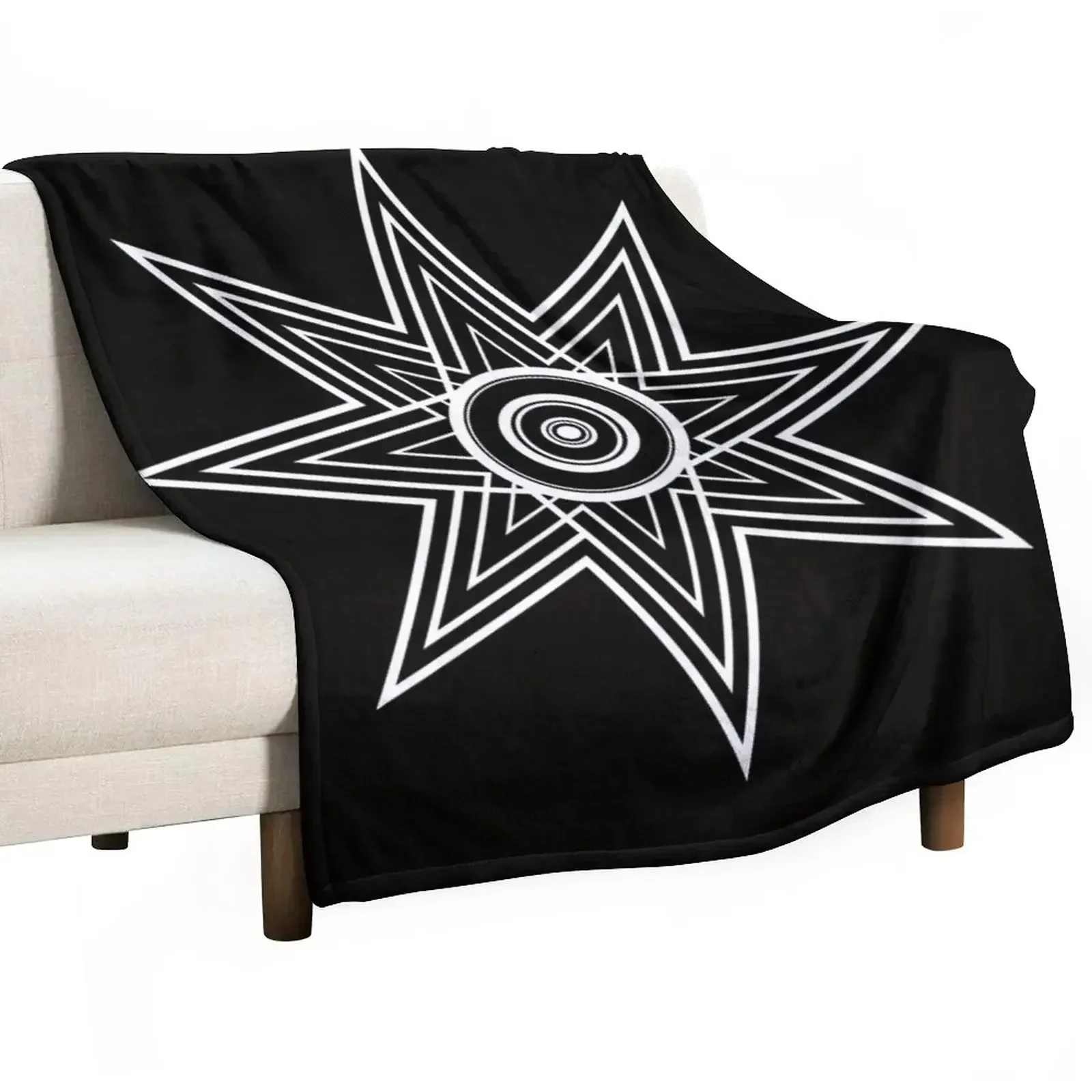 Star of Ishtar Throw Blanket Furry christmas decoration Hair Blankets