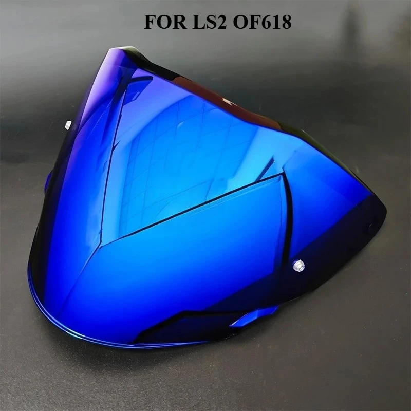 Motorcycle Helmet Visor Lens for LS2 OF618 Scratch-Resistant UV Protection Shield Replacement Cascos Para Moto