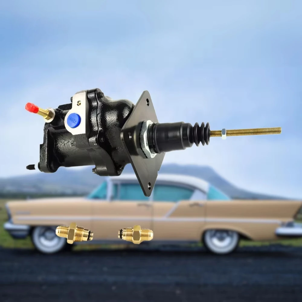 Power Hydro-Boost Hydraulic Brake Booster AU0507-HB010 HBU1 W/ Long Pedal Rod for Mo par Classic Car