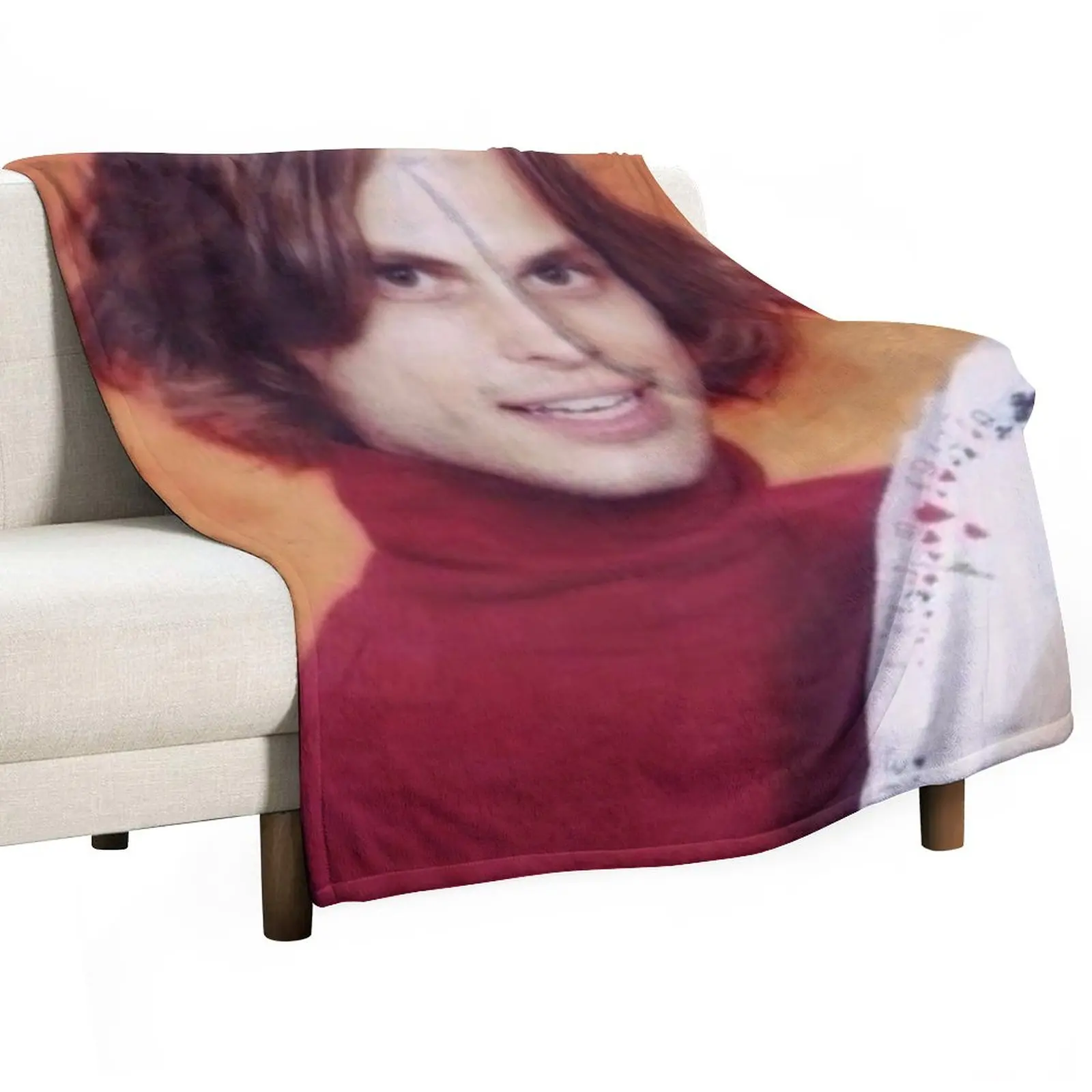 

Matthew gray gubler Throw Blanket Decorative Sofa Custom Blankets